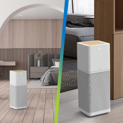 Two images of the new Bemis air purifier