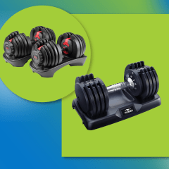We spoke to personal trainers on how to upgrade your home gym with adjustable dumbbells in 2022. Shop brands like PowerBlock, Bowflex, Flybird and more.