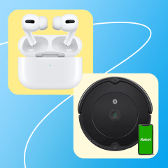 Airpods, Chi Straightner and a Roomba