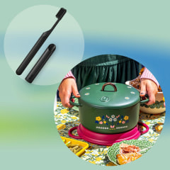 Quip Toothbrush and Dutch Oven from Great Jones, Pi Fire