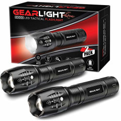 GearLight LED Tactical Flashlight - 2 Pack