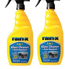 Rain-X 5071268 2-in-1 Glass Cleaner and Rain Repellant - 23 oz., 2- Pack