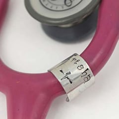Custom Stethoscope ID Tag