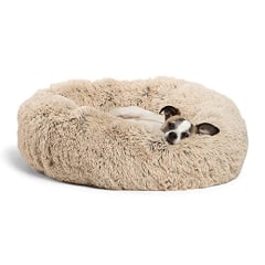 Best Friends by Sheri Calming Donut Pet Bed