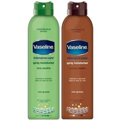 Vaseline Spray and Go Moisturizer Combo