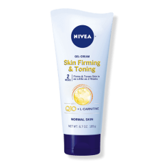 NIVEA Skin Firming and Toning Body Gel Cream with Q10, Firming Body Cream, Moisturizing Skin Cream, 6.7 Oz Tube