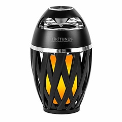 Limitless Innovations TikiTunes Portable Bluetooth 5.0 Indoor/Outdoor Wireless Speaker, LED Torch Atmospheric Lighting Effect, 5-Watt Audio USB Speaker, 2000 mAh Battery for iPhone/iPad/Android