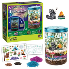 Creativity for Kids Grow &#039;N Glow Terrarium Kit for Kids - Science Activities for Kids Ages 5-8+, Kids Craft Kits and Creative Gifts for Kids