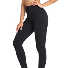 Colorfulkoala Women&#039;s Buttery Soft High Waisted Yoga Pants Full-Length Leggings (XS, Black)