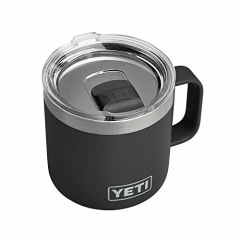FOR BFCM BACON - YETI Rambler 14 oz Mug, Vacuum Insulated, Stainless Steel with MagSlider Lid, Black