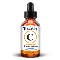 TruSkin Vitamin C Serum for Face - Anti Aging Face &amp; Eye Serum with Vitamin C, Hyaluronic Acid, Vitamin E - Brightening Serum for Dark Spots, Even Skin Tone, Eye Area, Fine Lines &amp; Wrinkles, 1 Fl Oz