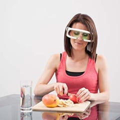 Re-Timer Light Therapy Glasses - Sleep Better, Boost Energy with Research Proven Under-Eye Blue-Green Light Therapy Glasses