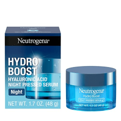 Neutrogena Hydro Boost Night Moisturizer, 1.7 oz - Hydrating Face Serum with Hyaluronic Acid and Antioxidants for Dry Skin, Non-Greasy and Oil-Free