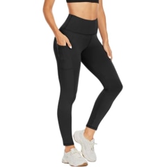 NexiEpoch 2 Pack High Waisted Leggings for Women - Buttery Soft Tummy Control Yoga Pants for Workout, Running - Reg &amp; Plus Size, Small-Medium (Black/Plaid Black White