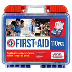 Be Smart Get Prepared 110 Piece First Aid Kit