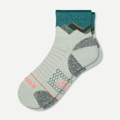 Women&#039;s Merino Wool Blend Hiking Quarter Socks