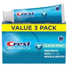 Crest Pro-Health Clean Mint Toothpaste (4.3oz) Triple Pack