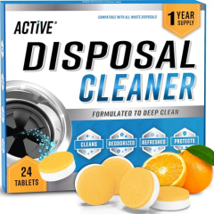 Garbage Disposal Cleaner Deodorizer Tablets (24 Count)