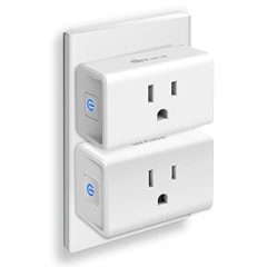 FOR BFCM BACON- Kasa Smart Plug Ultra Mini 15A, Smart Home Wi-Fi Outlet Works with Alexa, Google Home & IFTTT, No Hub Required, UL Certified, 2.4G WiFi Only, 2-Pack(EP10P2) , White