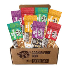 Lenny & Larry's Cookie-fied Protein Bar Variety Pack - 4 Flavors - 8 x 1.59oz Vegan Protein Bars - High Protein Snacks with 12g Plant Protein & 5g Fiber - Gluten Free Snack - Non-GMO