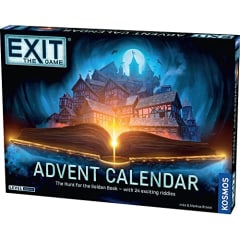 EXIT: Advent Calendar - The Hunt for The Golden Book | EXIT: The Game - A Kosmos Game | Family-Friendly, Card-Based at-Home Escape Room Experience in a Calendar| 24 Riddles Over 24 Days | Ages 10+
