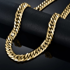 Flat Curb Chain Necklace