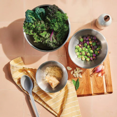 Figmint 3pc Stainless Steel Non-Slip Mixing Bowls