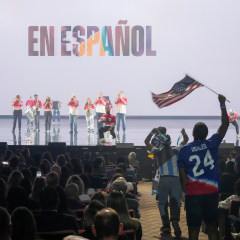 Un evento de NBC Universal Telemundo Enterprises en Radio City Music Hall, Nueva York, el 12 de mayo de 2025.