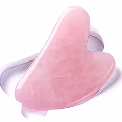 Gua Sha Facial Tools Healing Crystal - Self Care Gifts for Women Skin Care Tools Natural Massager for Skincare Face Body Relieve Muscle Tensions Reduce Puffiness (Rose Quartz)