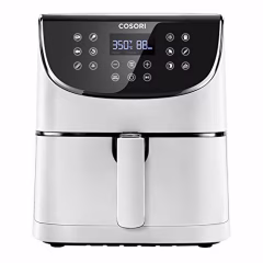 COSORI Air Fryer Max XL(100 Recipes) Digital Hot Oven Cooker, One Touch Screen with 13 Cooking Functions, Preheat and Shake Reminder, 5.8 QT, Creamy White