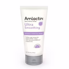 AmLactin Ultra Smoothing Intensely Hydrating Cream, Moisturizing Cream and Hand Moisturizer for Dry Skin - 4.9 Oz Tube (packaging may vary), (781715441)