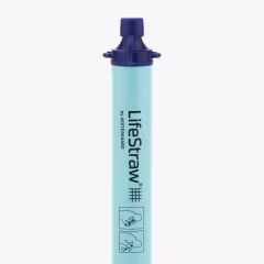 FOR BFCM BACON - LifeStraw Personal Water Filter for Hiking, Camping, Travel, and Emergency Preparedness, 1 Pack, Blue