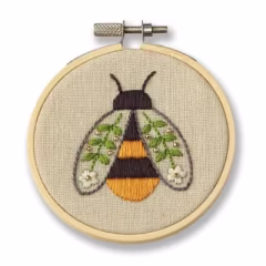Bumble Bee Embroidery Kit by Loops & Threads(R)