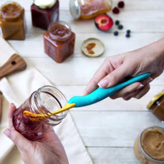 OTOTO Splatypus Jar Spatula for Scooping and Scraping - Unique Fun Cooking Kitchen Gadgets for Foodies - BPA-free & 100% Food Safe - Crepe Spreader