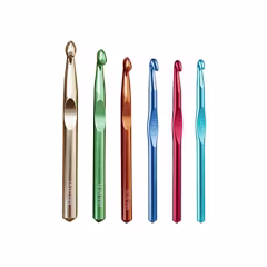 Aluminum crochet hooks (Set of 6)