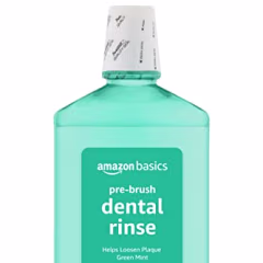 Amazon Basics Pre-Brush Dental Rinse