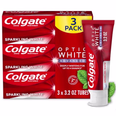 Colgate Optic White Advanced Teeth Whitening Toothpaste (3-Pack)