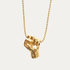 Johnny Nelson All Power Fist Necklace