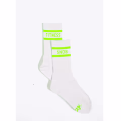 Fitness Snob Not Your Basic Crew Sock