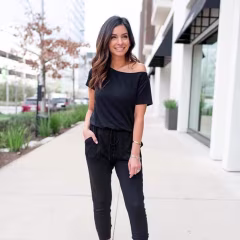 Women's Off-Shoulder Jumpsuit