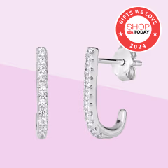 Anna Zuckerman Julie J Hoop Earrings