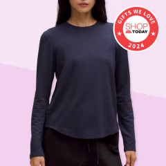 Lululemon Love Modal Fleece Long-Sleeve Shirt