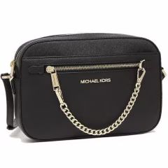 Michael Kors Jet Set Large East West Zip Chain Crossbody Handbag
