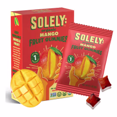 Solely Organic Mango Whole Fruit Gummies (5 Bags)