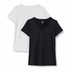 Amazon Essentials Active Quick Dry Tech Stretch Short-Sleeve V-Neck T-Shirt