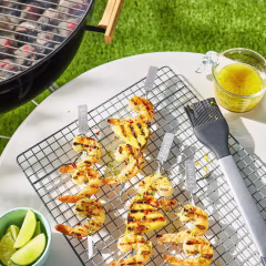 Figmint 4pk Metal Grill Skewers