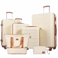 Travelhouse 6 Piece Hardshell Luggage Set