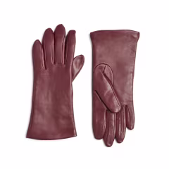 Nordstrom Cashmere Lined Leather Touchscreen Gloves