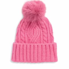 Treasure & Bond Cable Stitch Pom Beanie