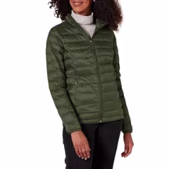 Amazon Essentials Women's Lightweight Water-Resistant Packable Puffer Jacket